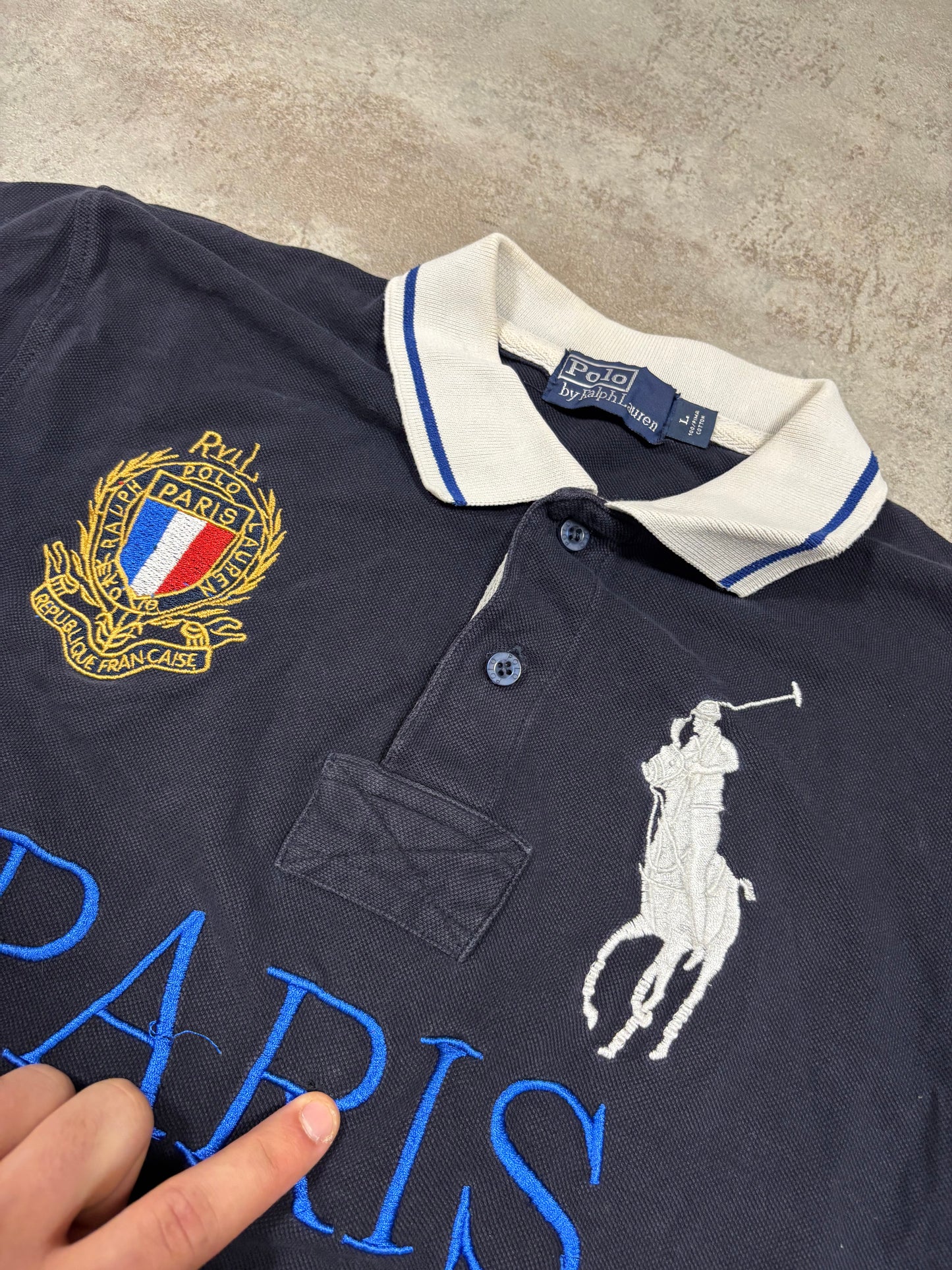 Polo Polo Ralph Lauren ‘Paris’ 90s Vintage - M