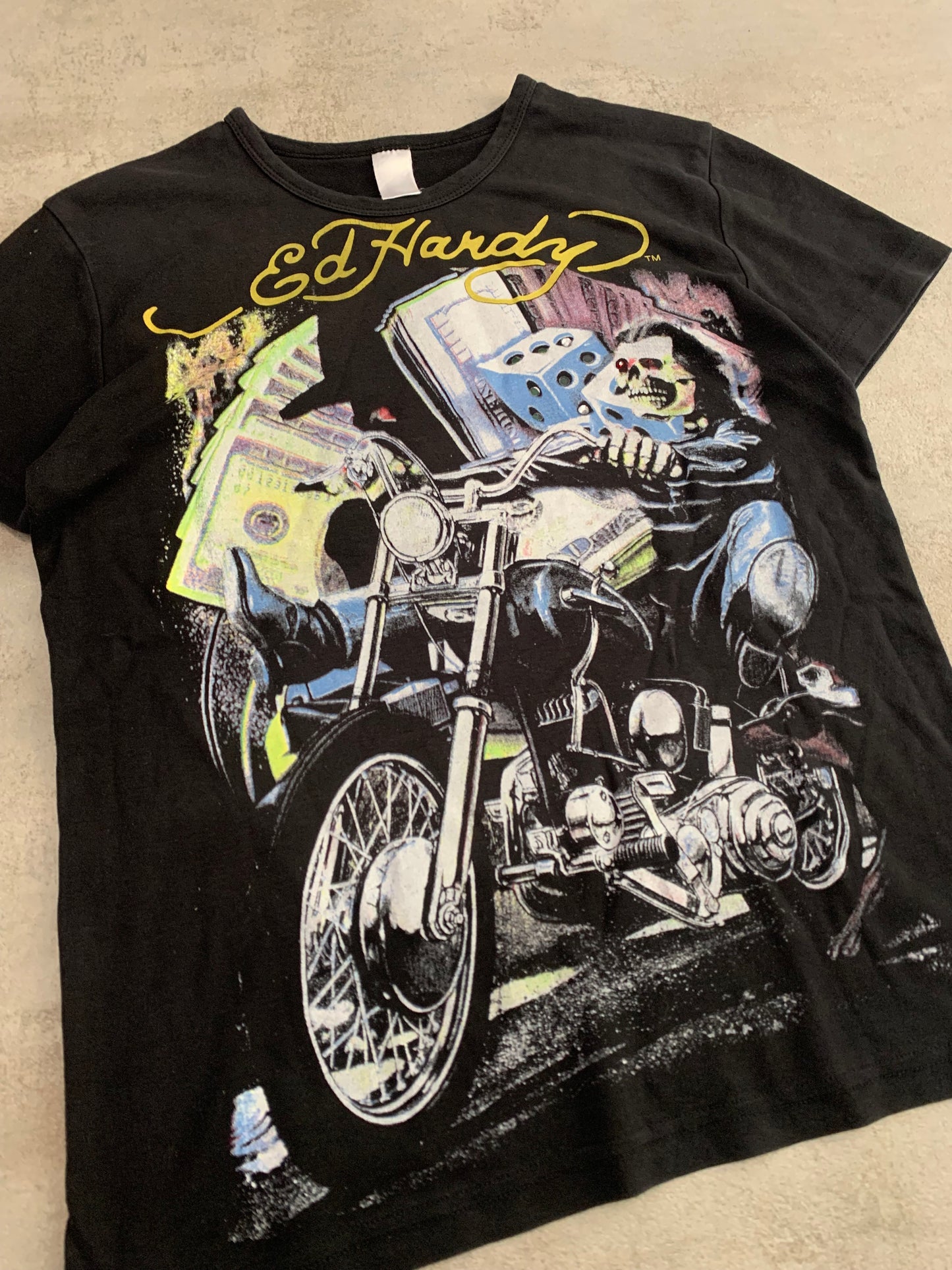 Camiseta Vintage Ed Hardy Y2K - M