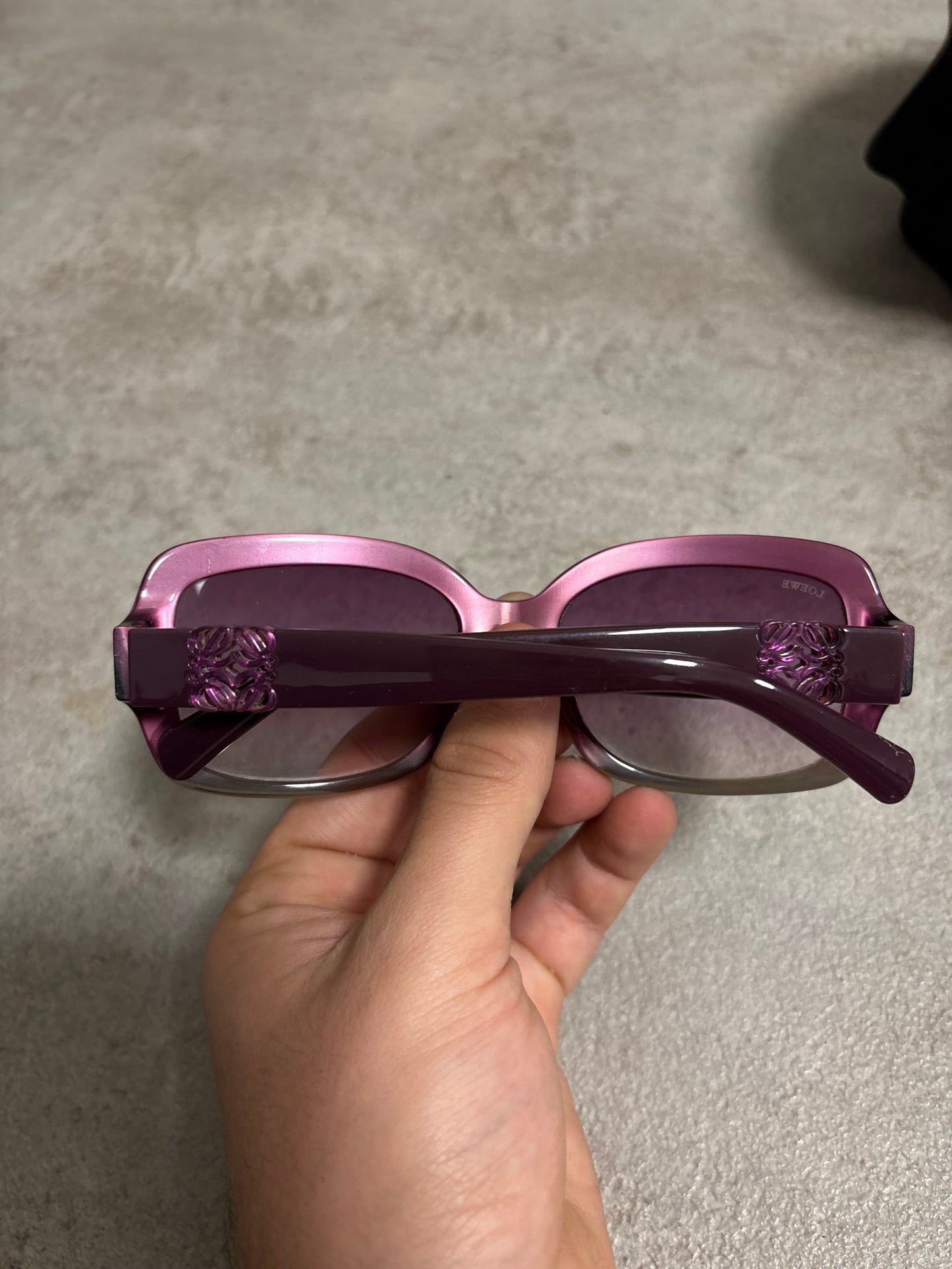 Gafas Rectangulares Loewe 00s Vintage