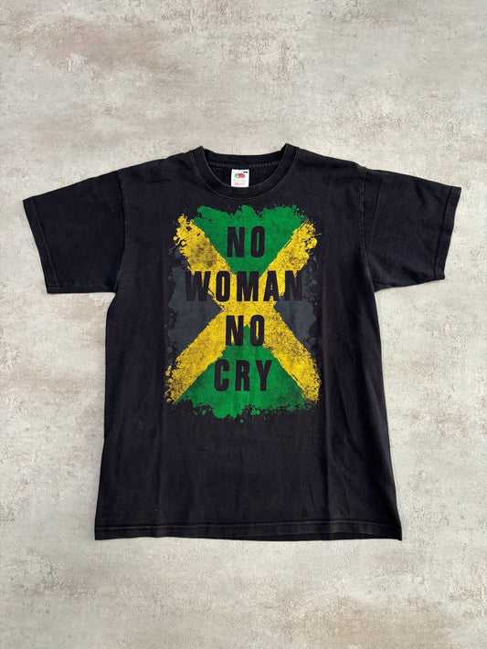 Camiseta Gráfica ‘Bob Marley No Woman No Cry’ 00s Vintage - M