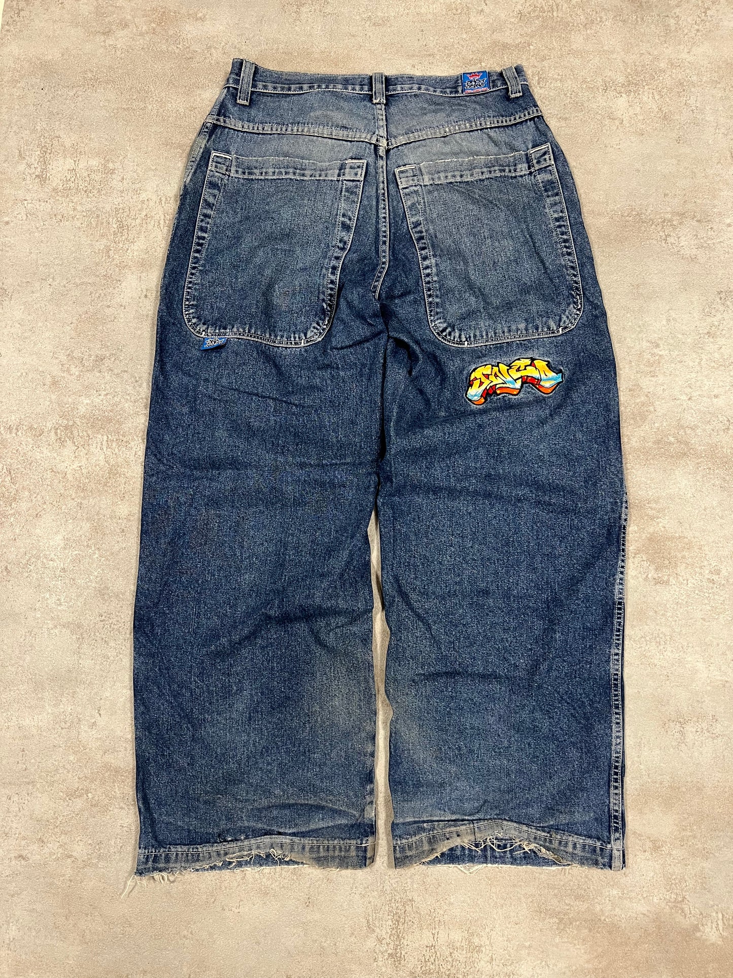 Pantalones Baggy Vintage JNCO Jeans ‘Rainbow’ 90’s - L