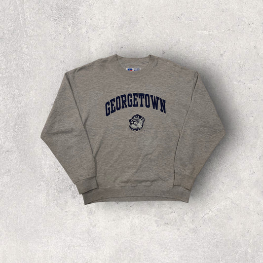 Sudadera Vintage Russell Made In USA ‘Georgetown’ 90’s - L