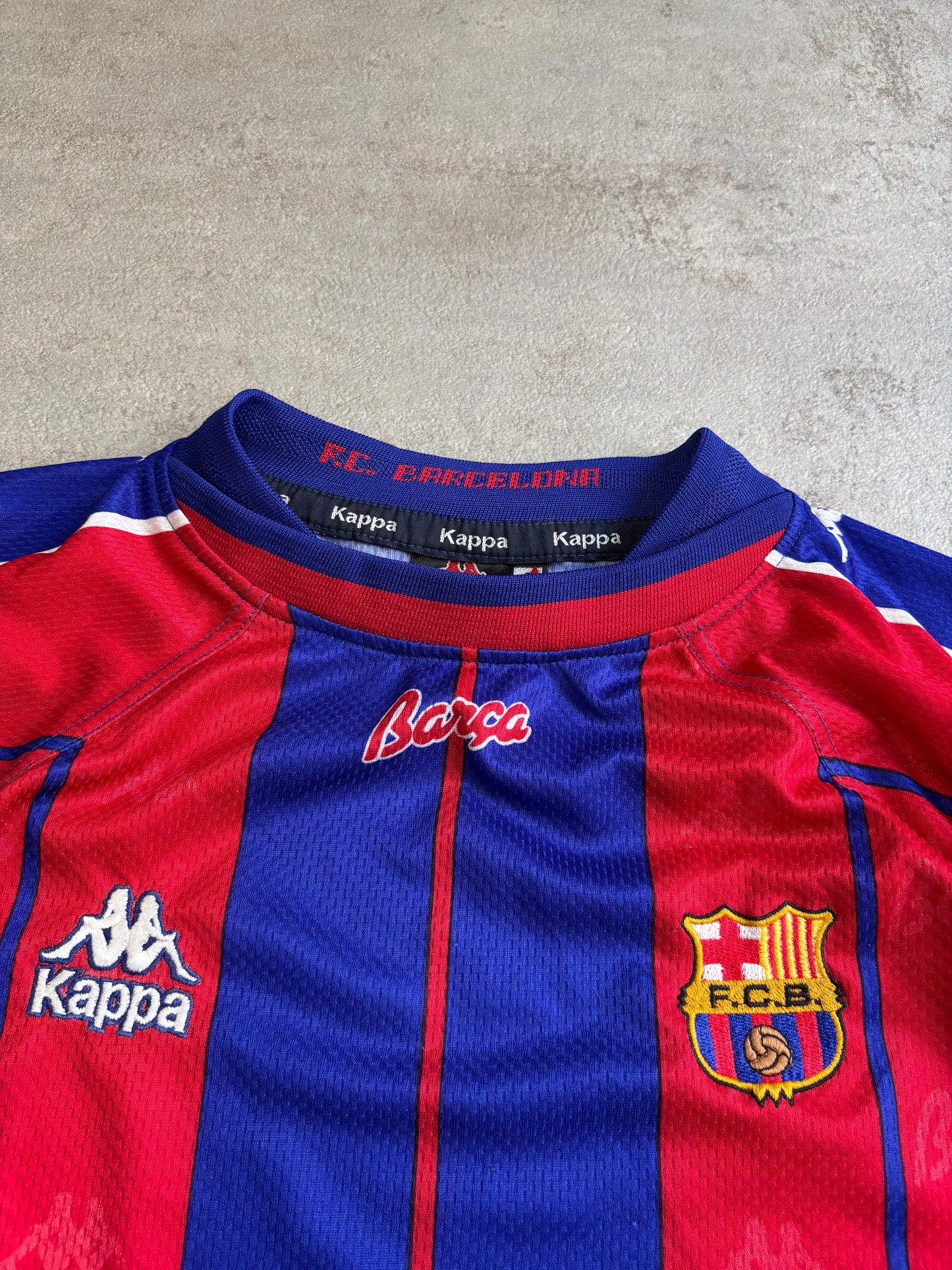 Camiseta Kappa F.C Barcelona 1997/98 Vintage - L