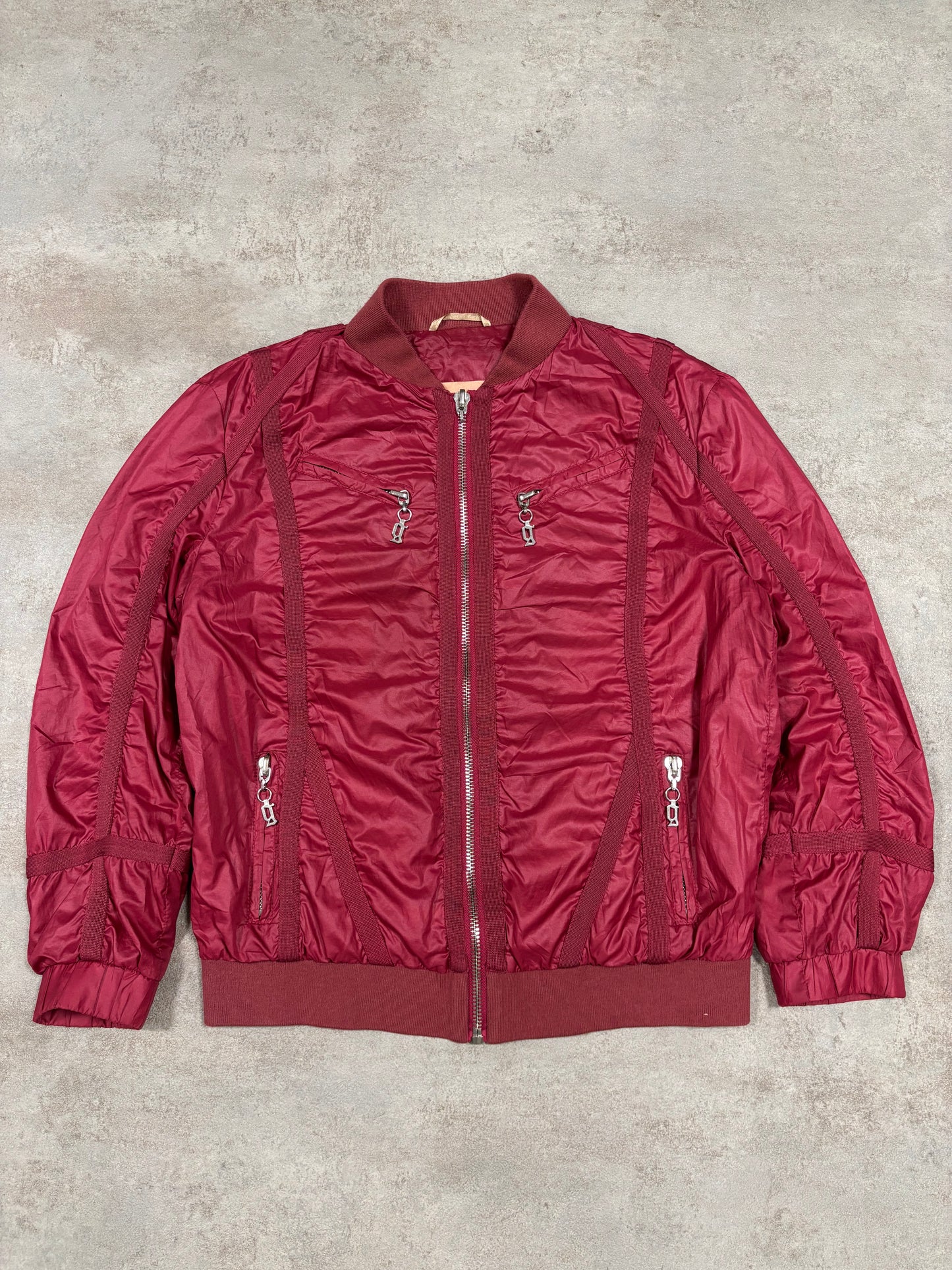 Chaqueta Bomber Parachute Galliano 00s Vintage - S