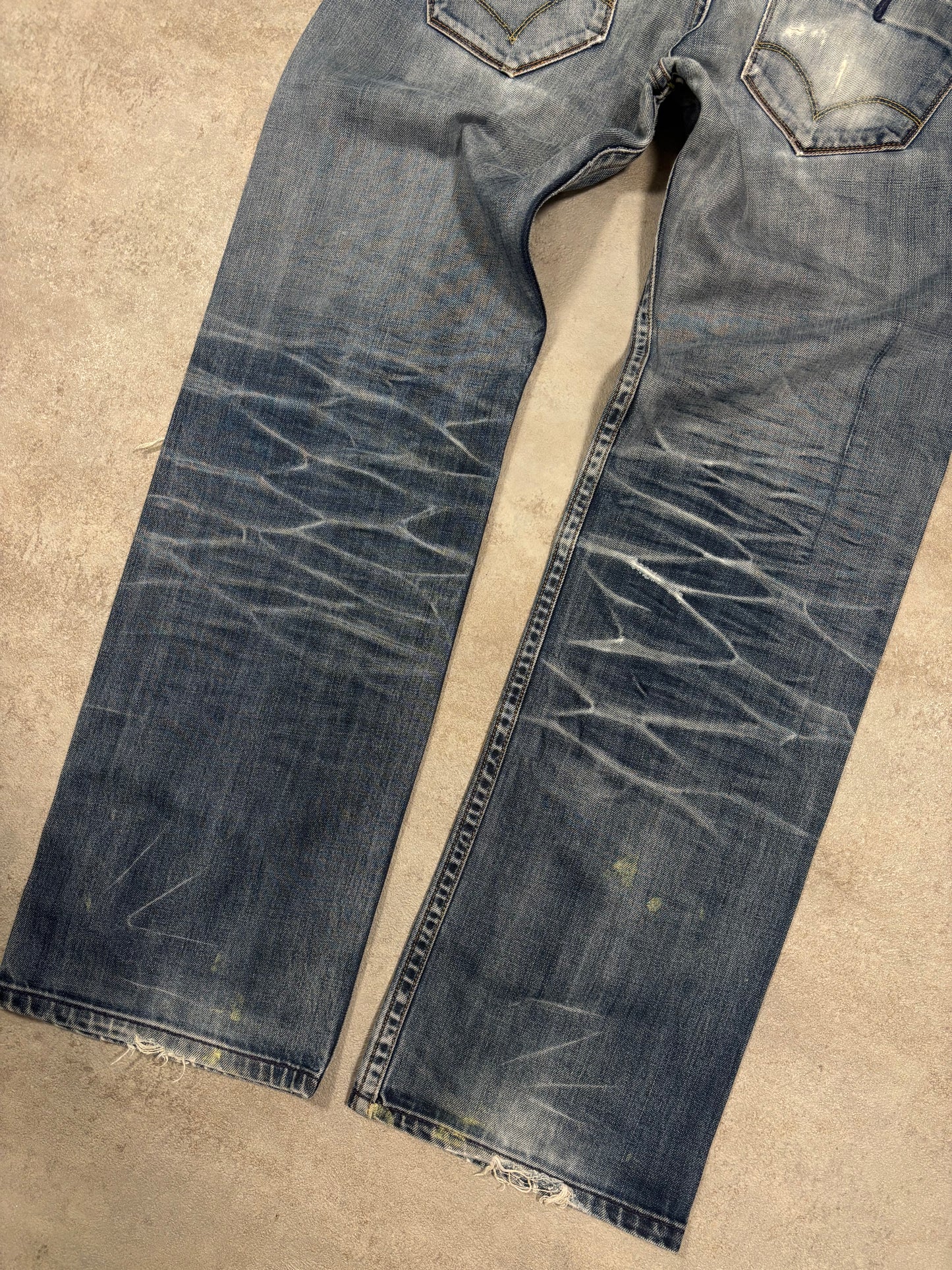 Pantalones Rectos ‘Buckle Back’ Levi’s 00s Vintage - M