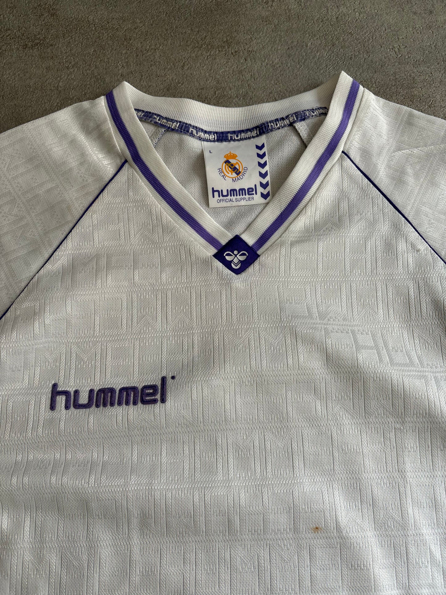 Camiseta Local Hummel Real Madrid 1991/92 Vintage - L