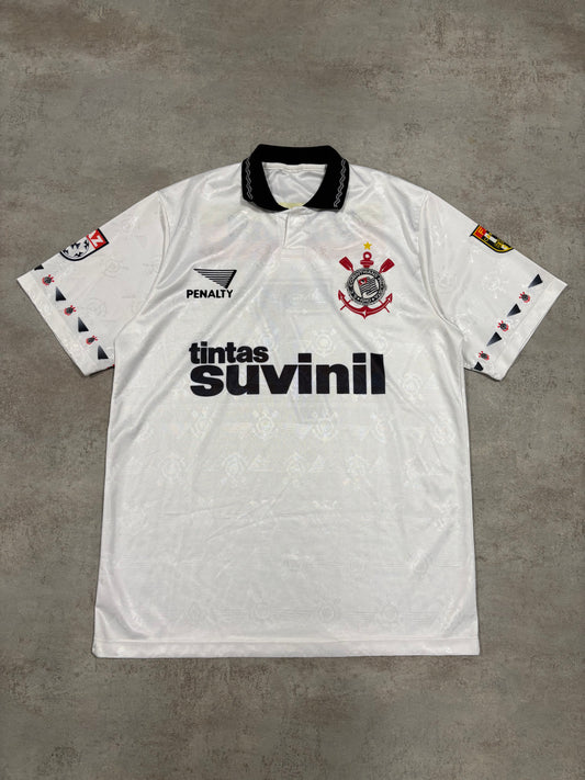 Camiseta Penalty Corinthians ‘Marcelinho Carioca’ 1995/96 Campeón Brasileirão Vintage - XL