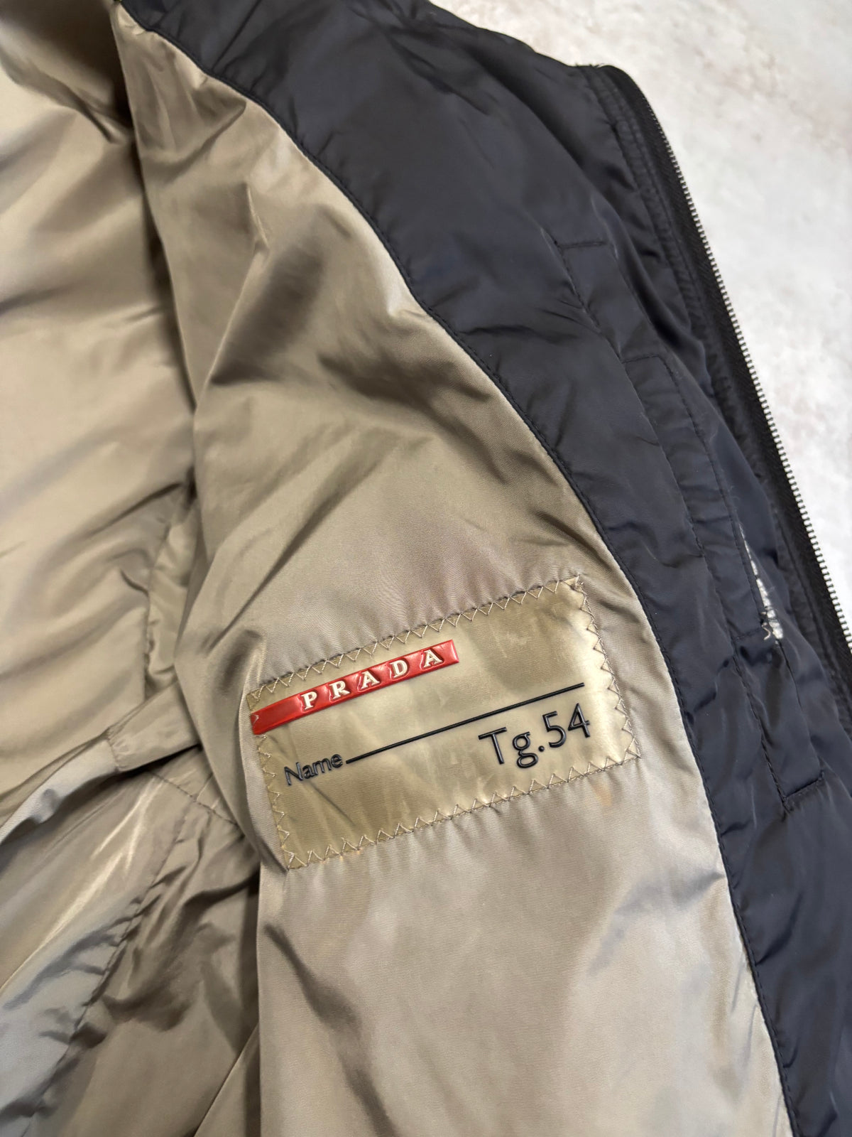 Abrigo Largo Acolchado Prada 00s Vintage - L