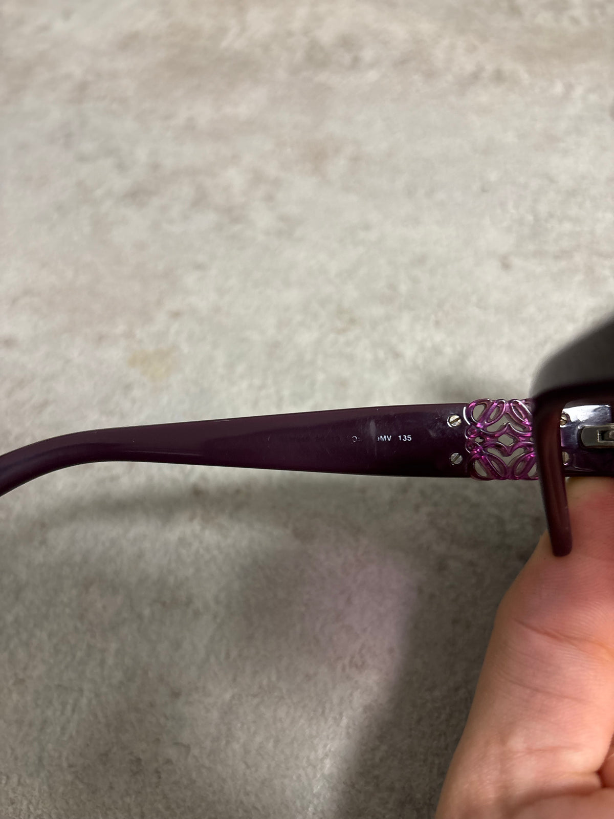 Gafas Rectangulares Loewe 00s Vintage