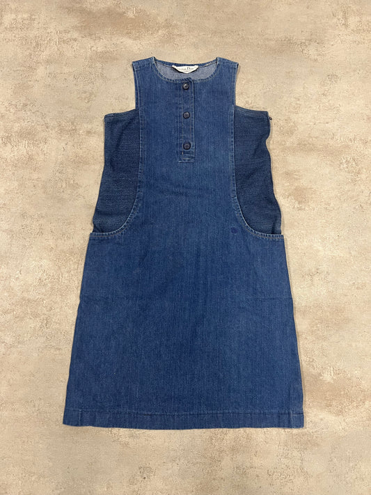 Vestido Largo Vaquero Vintage Christian Dior ‘Tricots et Coordonees’ 80’s - L (W)