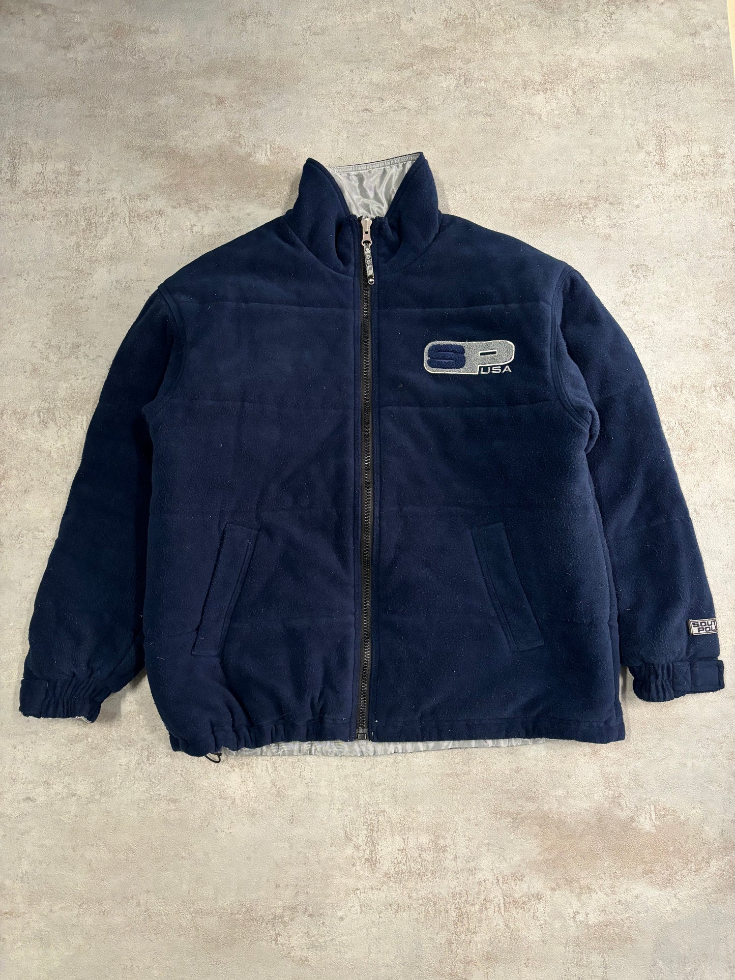 South Pole 90s Vintage Reversible Padded Jacket - XL