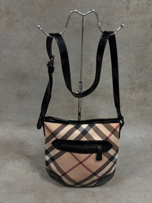 Bolso De Hombro Burberry Supernova ‘Nova Check’ 00s Vintage