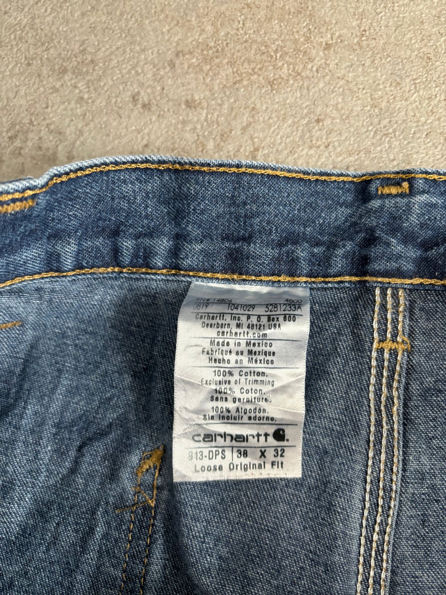 Pantalones Carpenter Carhartt Toyota 90s Vintage - XL