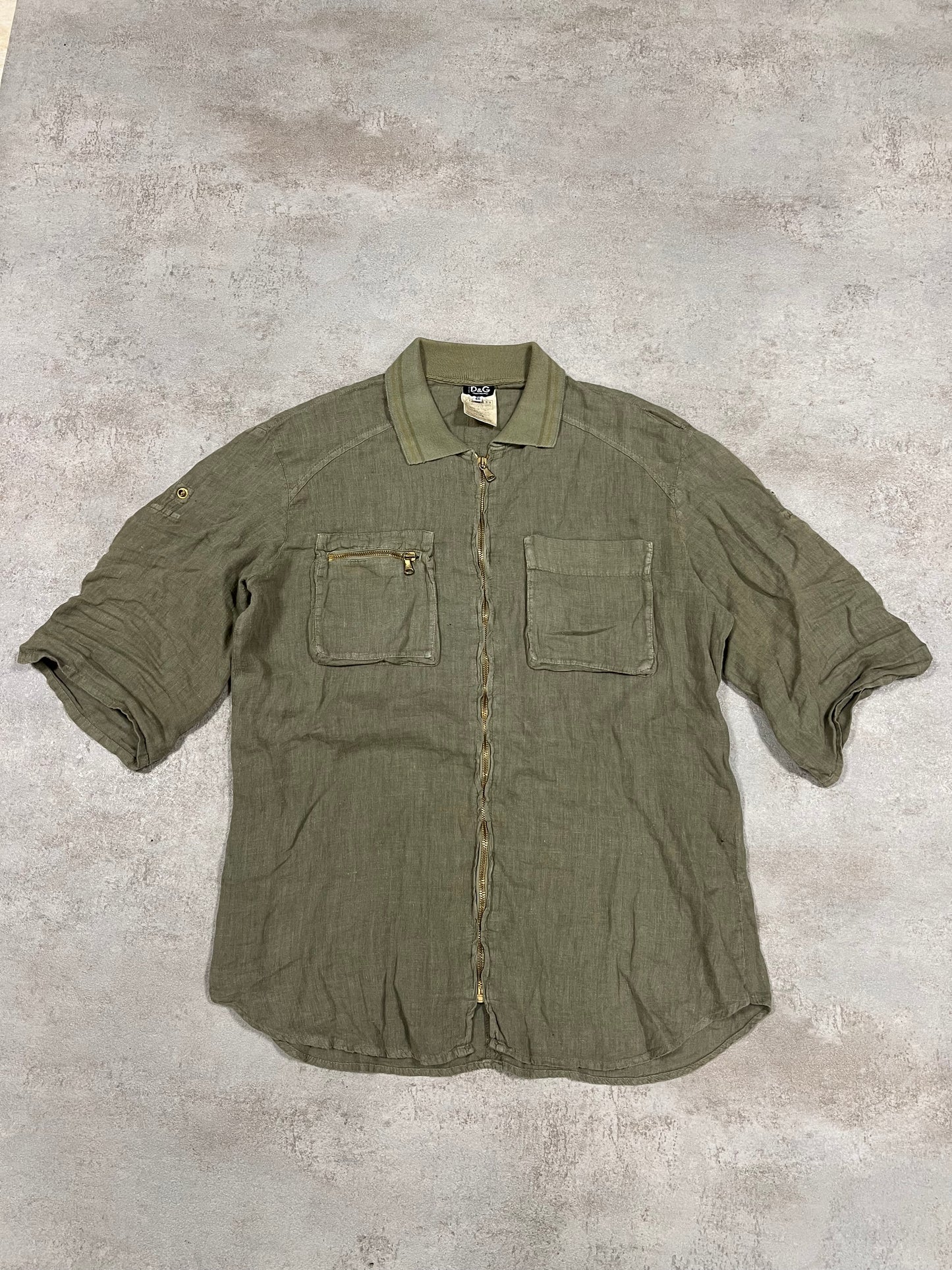 Camisa Cáñamo Vintage Dolce Gabbana 00’s - L