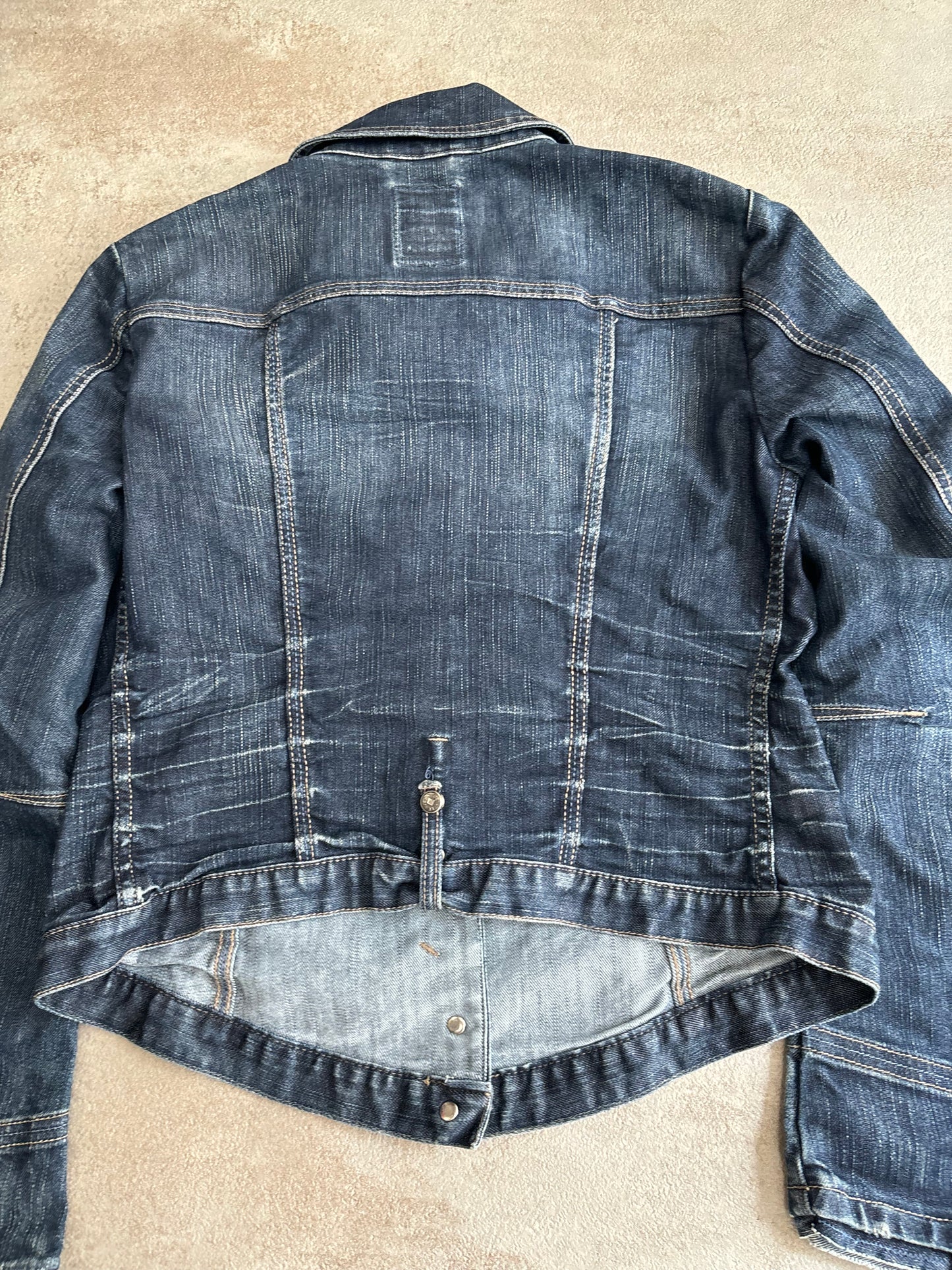 Chaqueta Vaquera Denim Marithé + François Girbaud 00s Vintage - S Woman