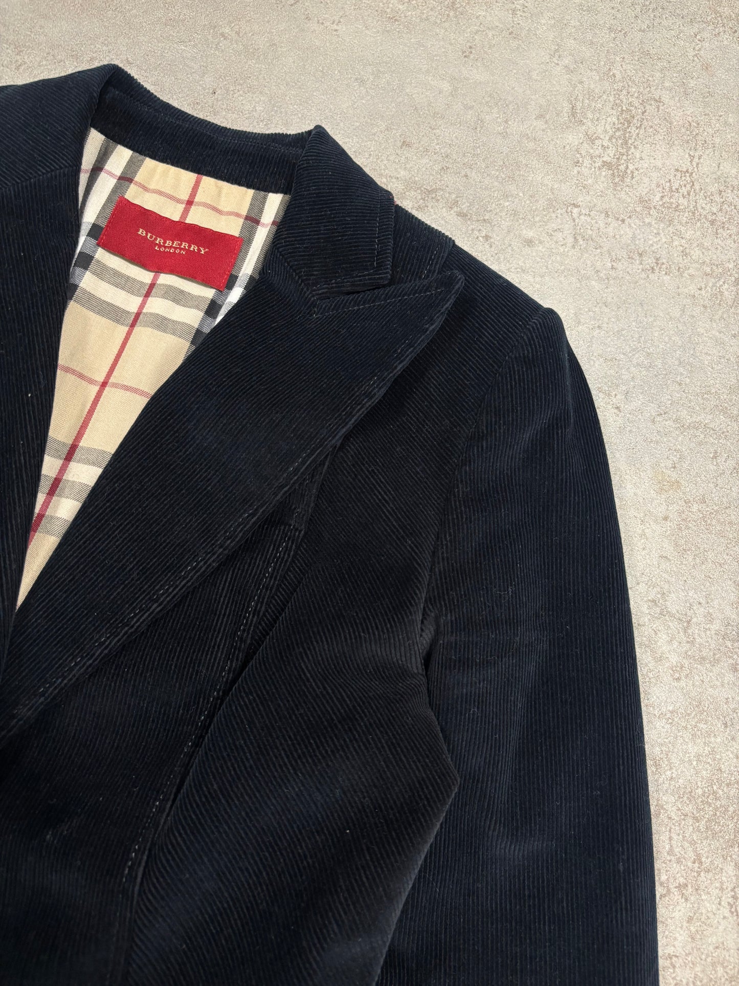 Chaqueta Blazer Pana Burberry 00s Vintage - M Woman