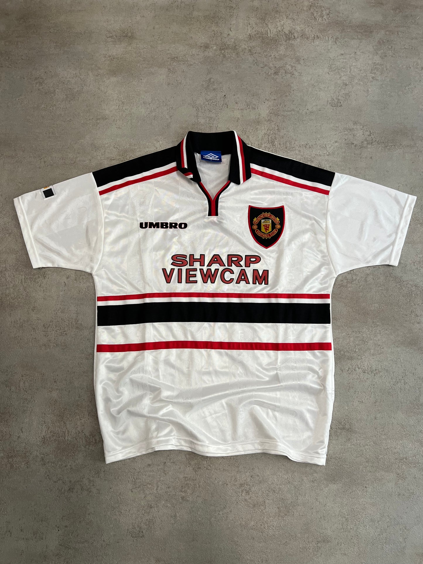 Camiseta Fútbol Vintage Umbro Manchester United 1997-98 Away Kit -XL