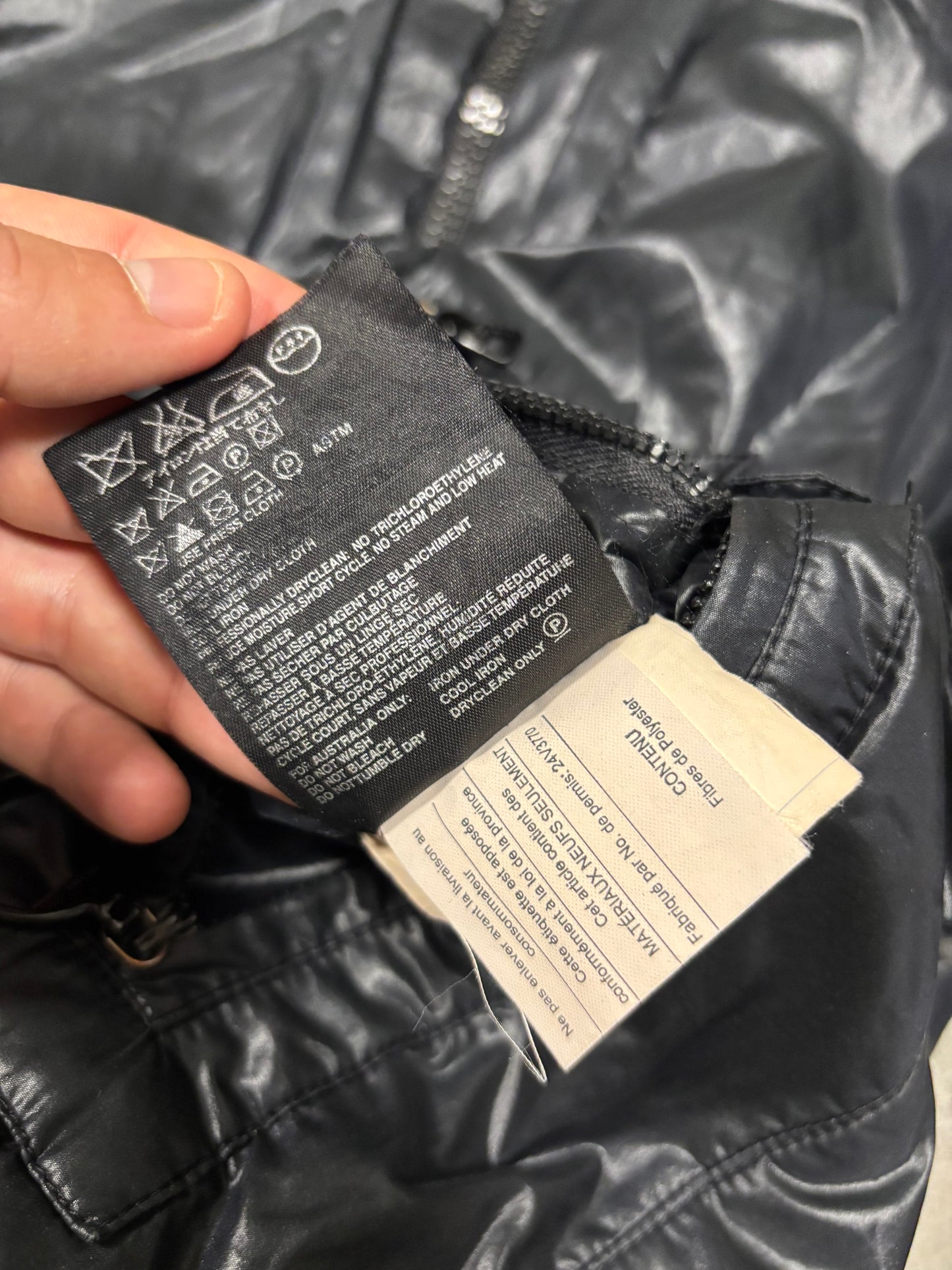 Chaqueta Reversible Hooded Cargo Multi Zip Prada 00s Vintage - M