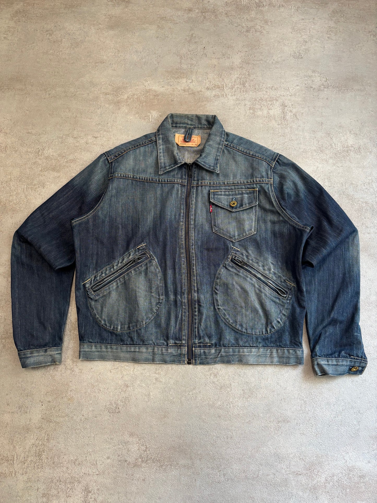 Chaqueta Denim Levi’s 70600 Multipocket 00s Vintage - M