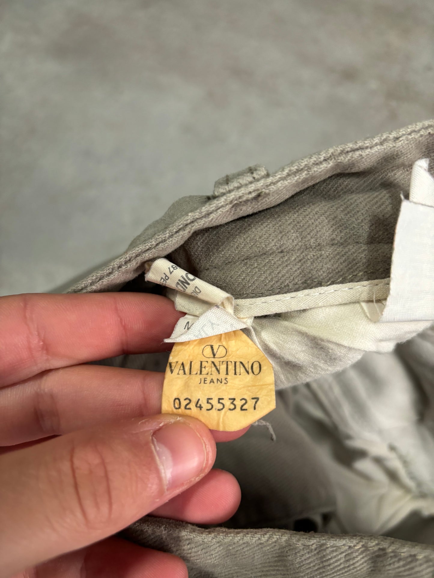 Pantalones Chinos Valentino 100% Cotton 90s Vintage - M