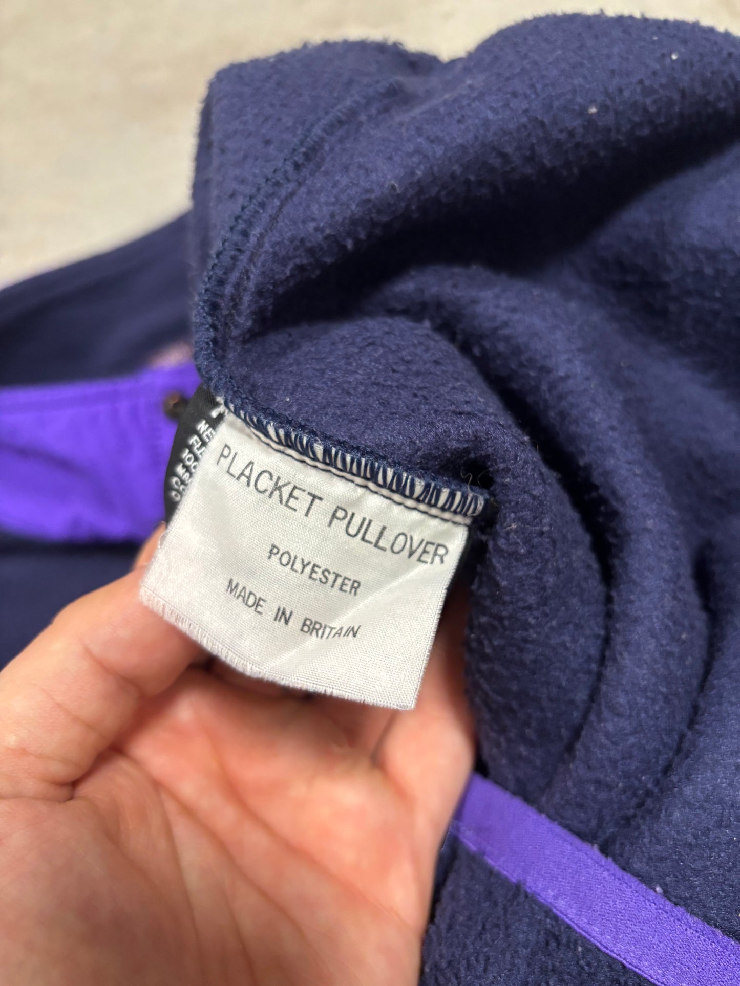 Forro Polar Half Zip The North Face 80s ‘Made In Great Britain’ Vintage - M