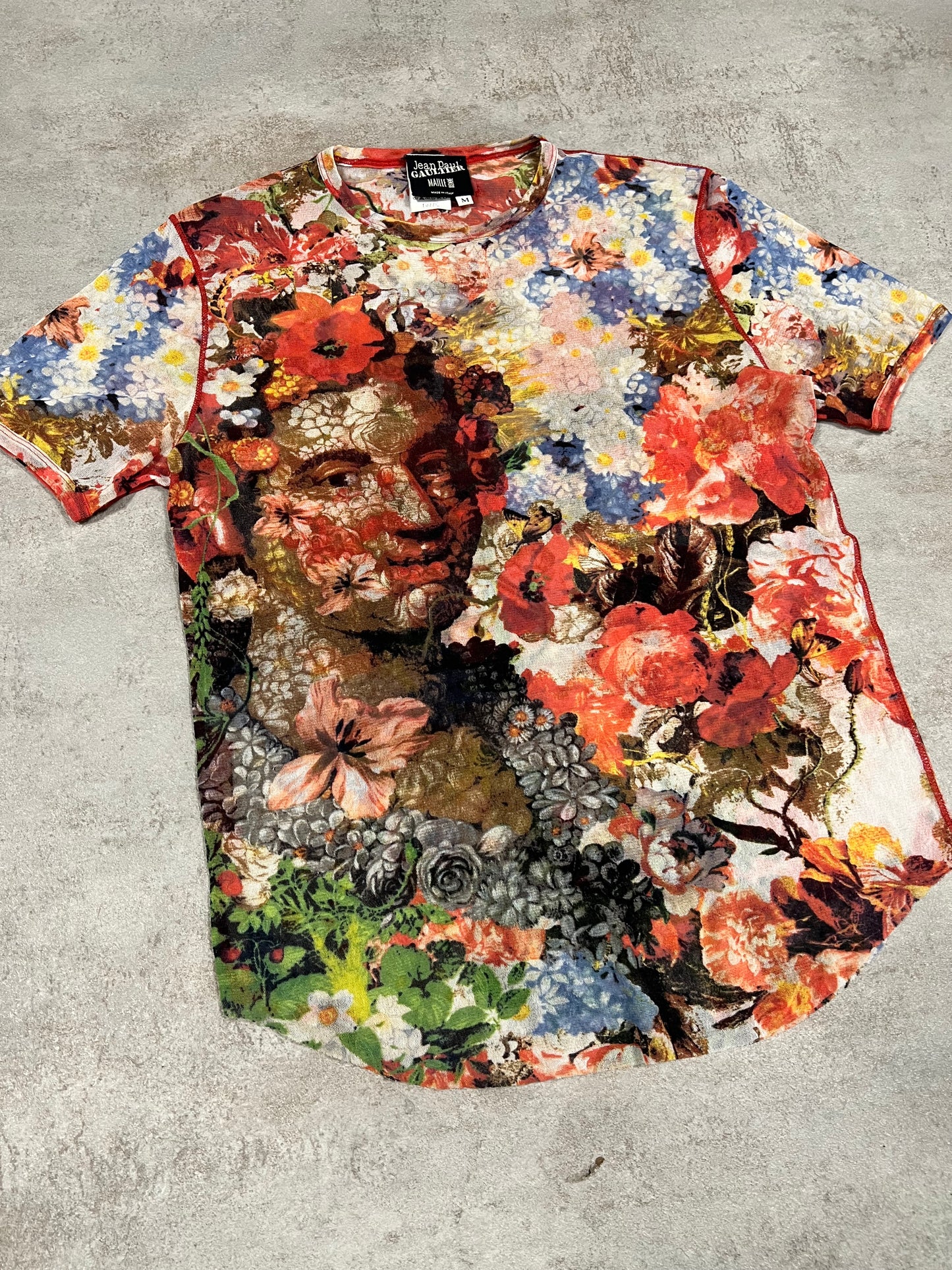 Top Estampado Mesh Vintage Jean Paul Gaultier 00’s - M