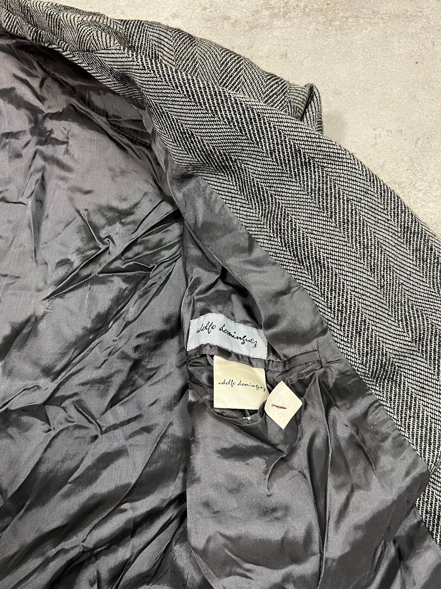 Traje Completo Rayas Vintage Adolfo Domínguez 90’s - M