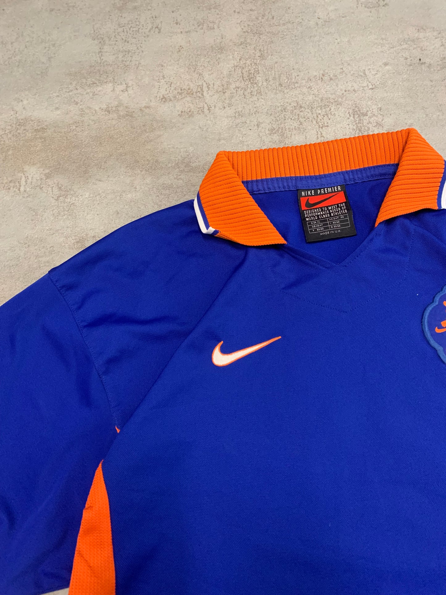 Camiseta Fútbol Vintage Nike Premiere Netherlands 1997 Away Kit - L