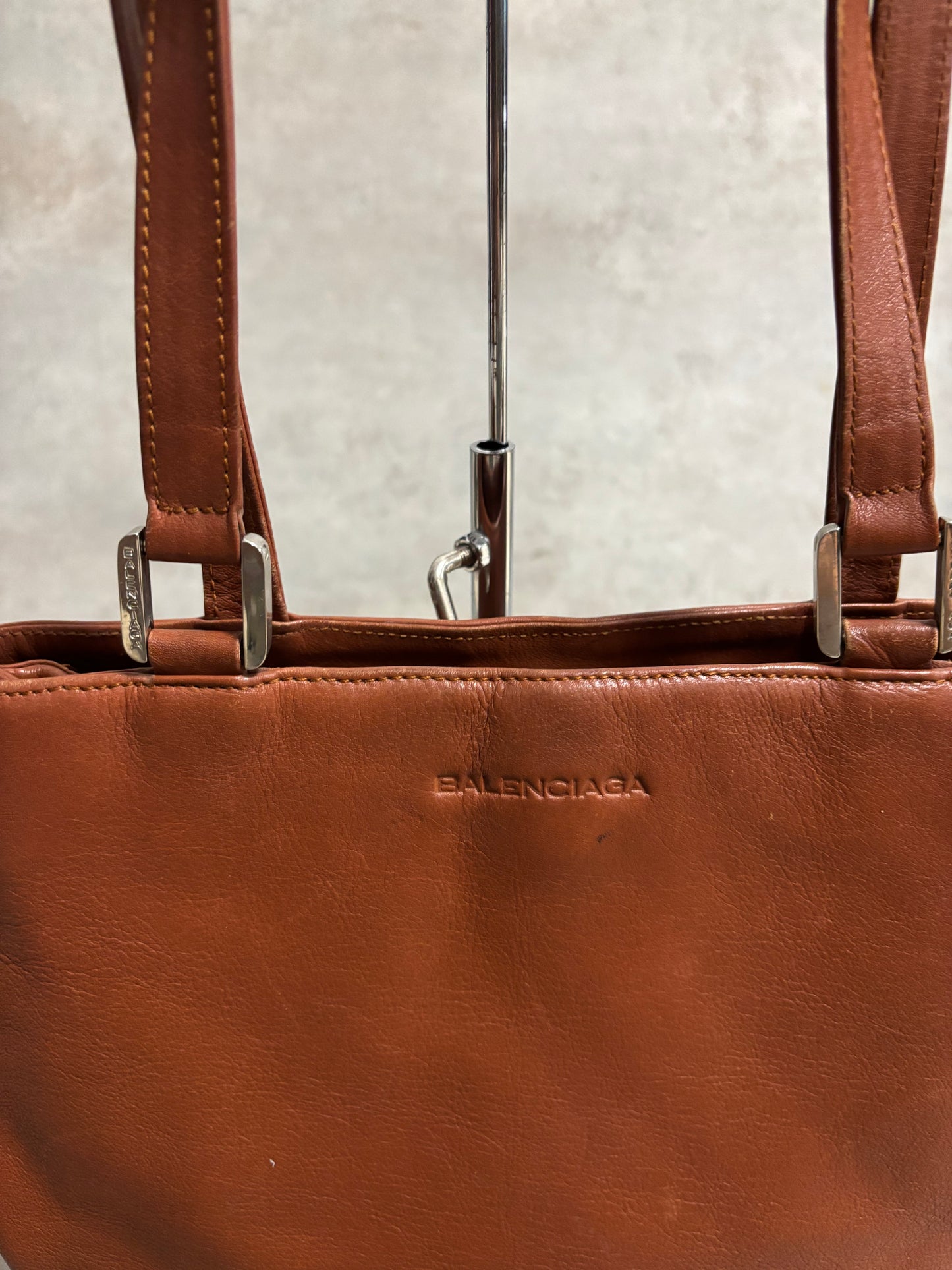 Bolso Hombro Cuero Balenciaga 00s Vintage