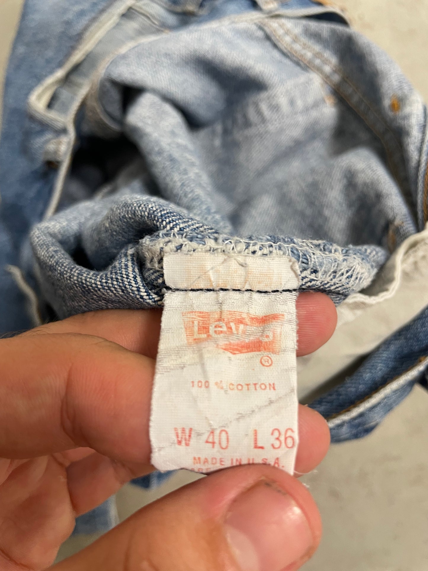 Pantalones Vaqueros Levi’s Made in Usa 90s Vintage - L