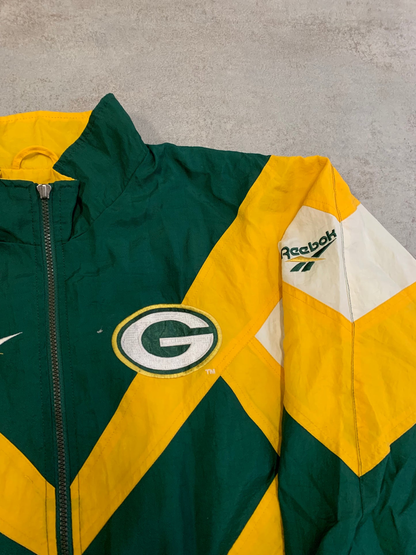 Vintage Reebok NFL Packers 90's Jacket - XL