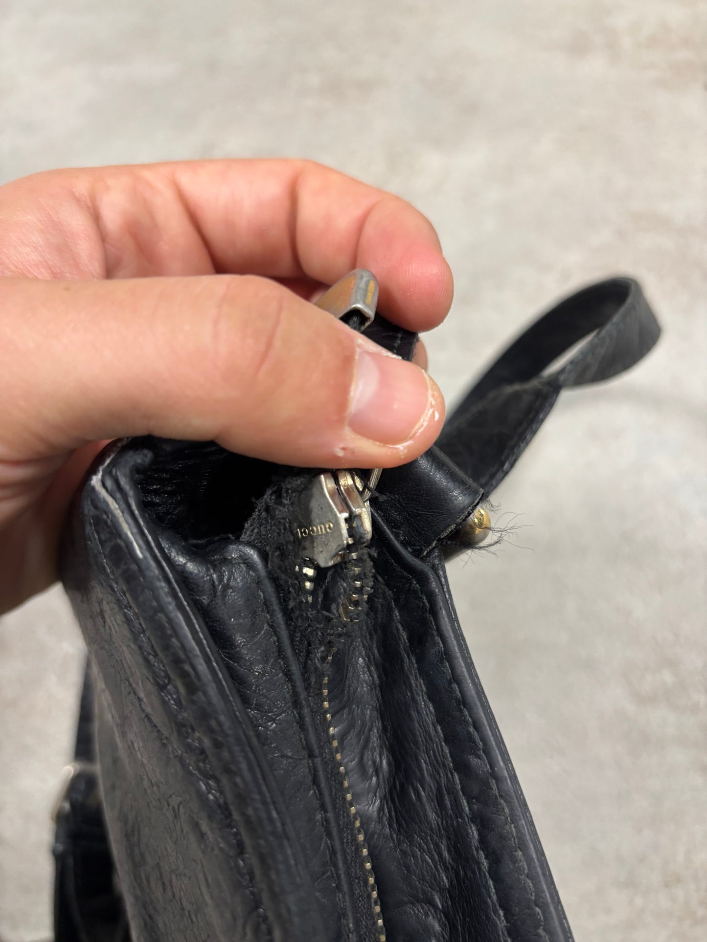 Bolso Bandolera Guccissima Monogram Cuero Gucci 00s Vintage