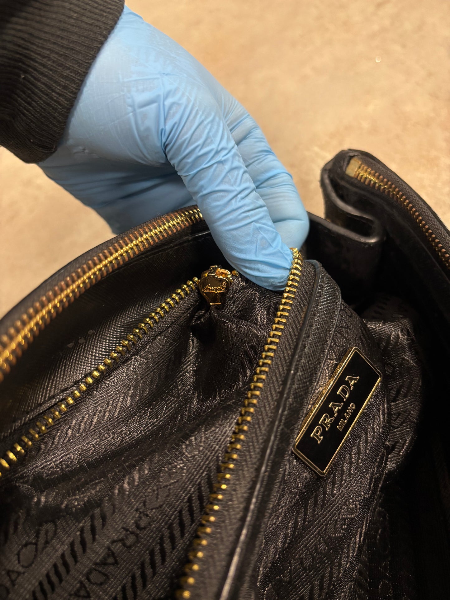 Bolso Prada Saffiano Small Gallerie Double Zip Tote Bag
