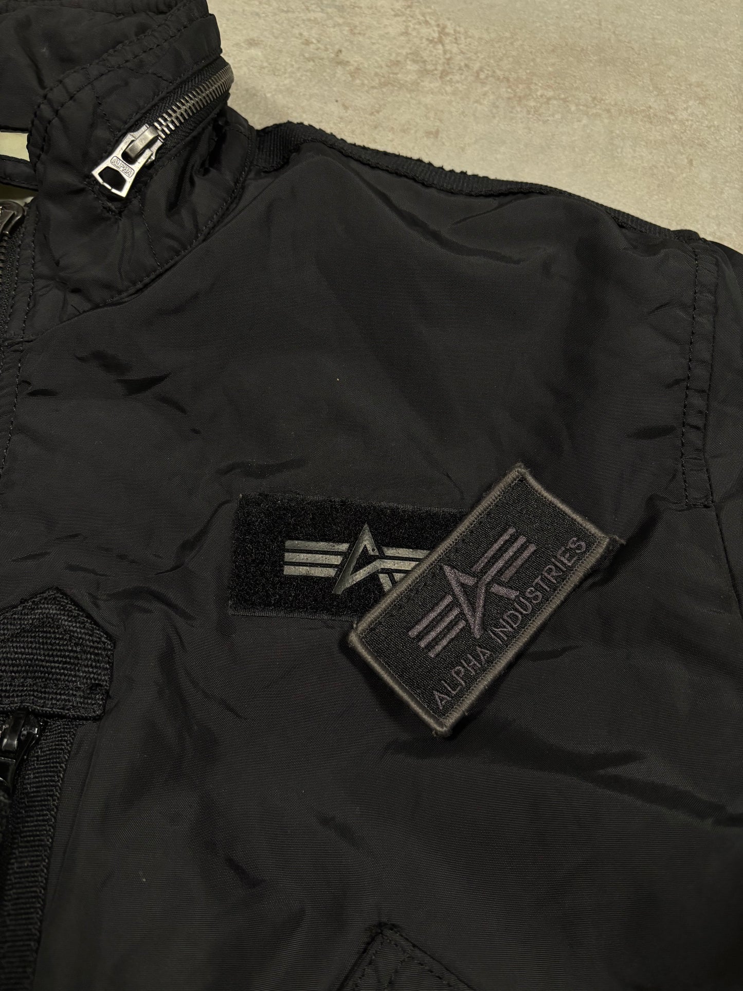 Chaqueta Bomber Engine ‘Pocket’ Cargo Alpha Industries 00s Vintage - XL