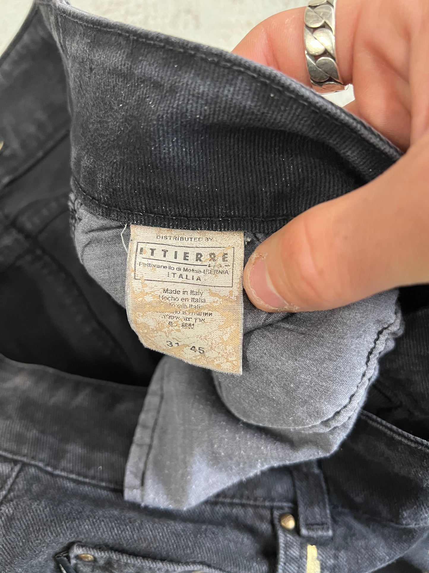 Pantalones Rectos Tiro Bajo Vintage Just Cavalli 00’s - M