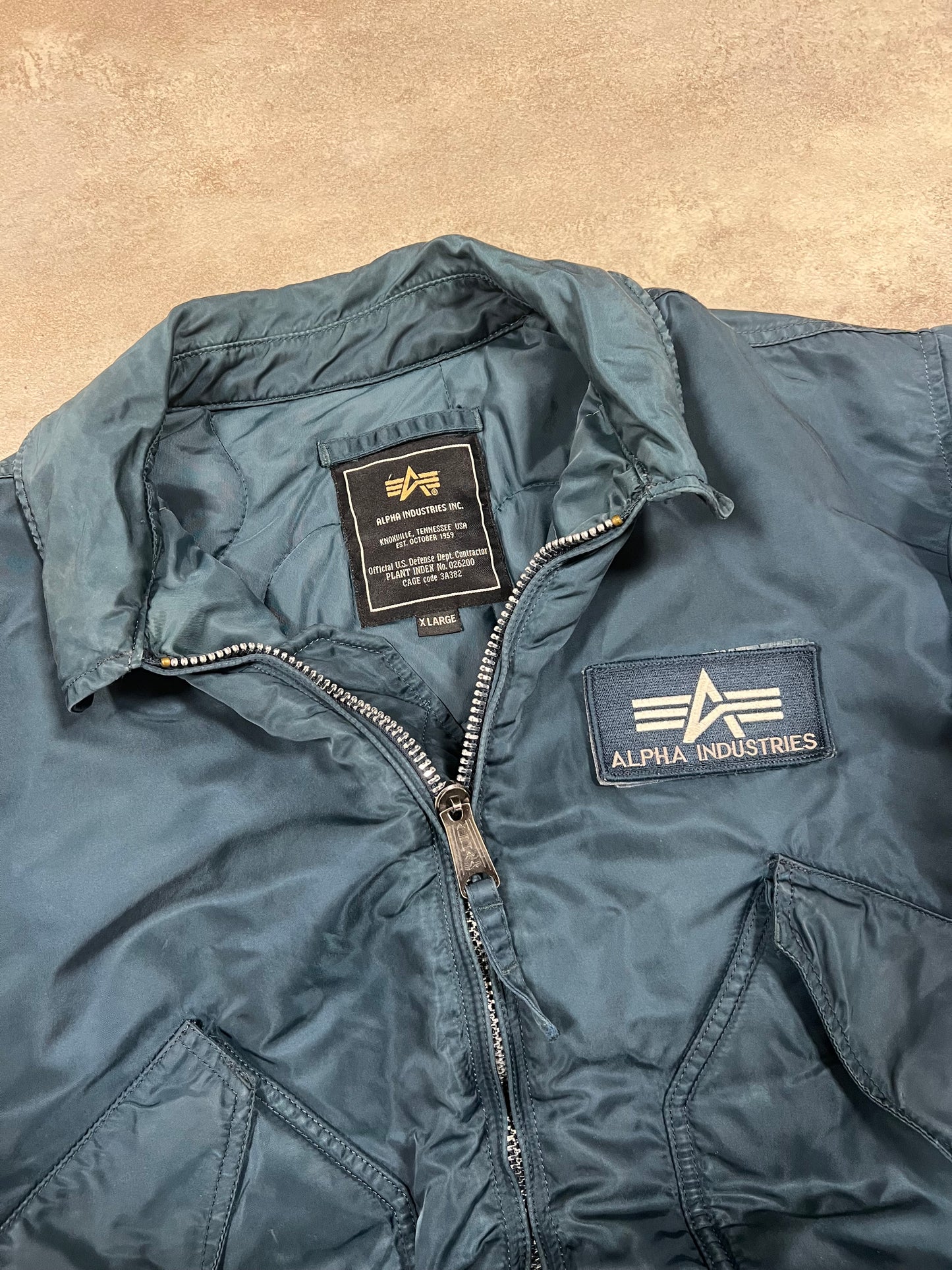 Chaqueta Bomber Vintage Alpha Industries 90’s - L