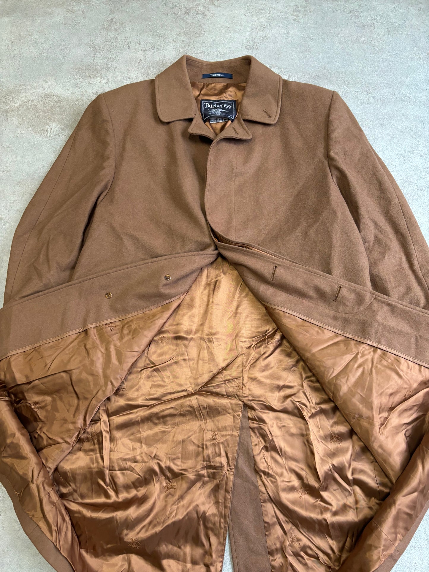 Gabardina Harold Burberry Cashmere 00s Vintage - M