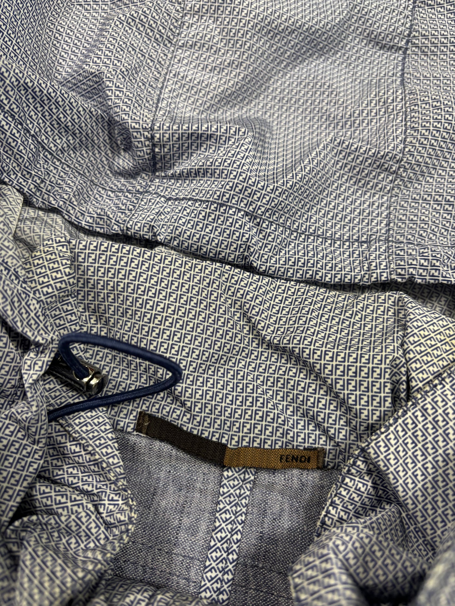 Chaqueta Técnica Panelada Fendi ‘Monogram Doble F’ 00s Vintage - M