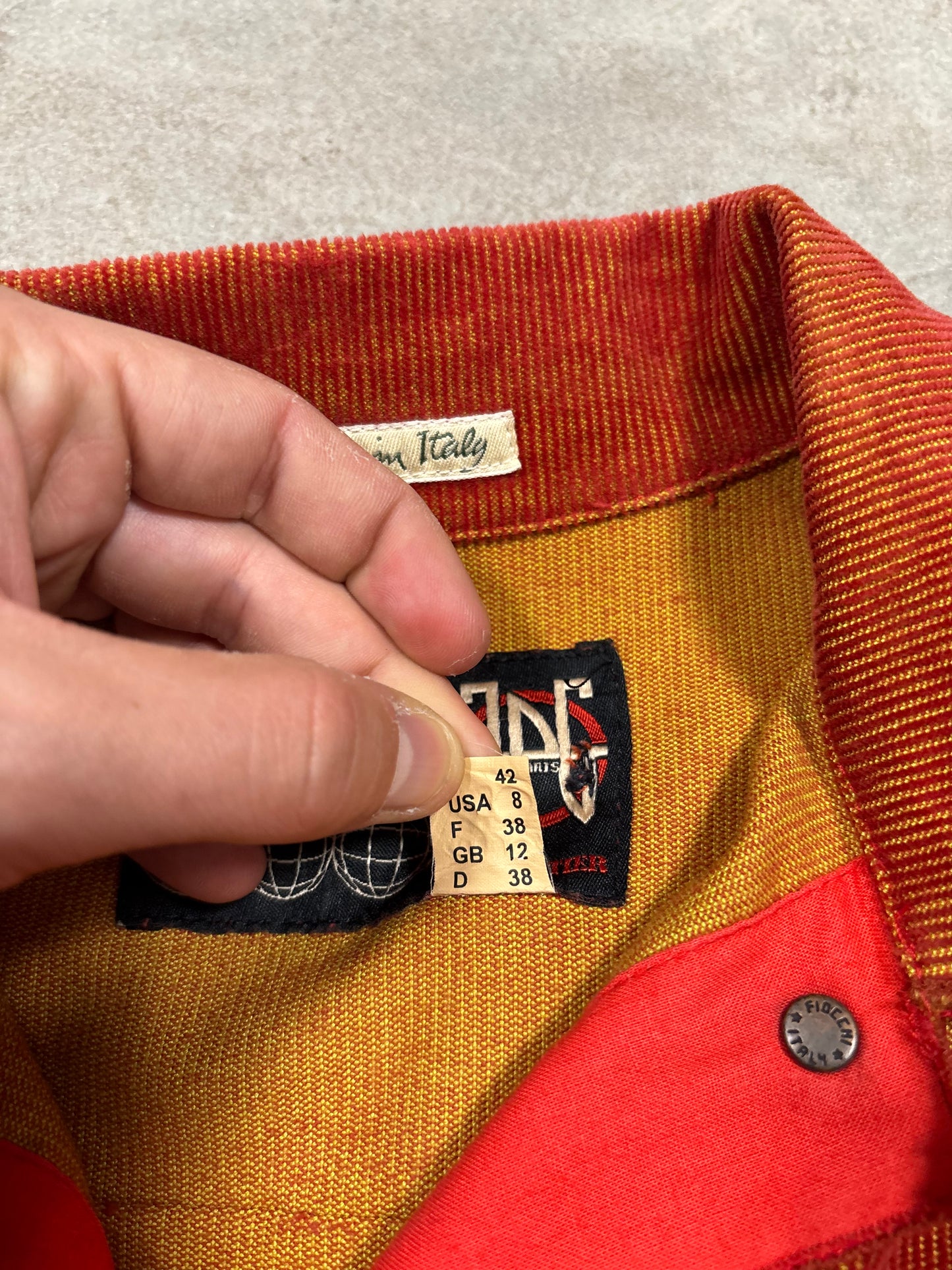 Conjunto Pana Irisdescente Jean Paul Gaultier 90s Vintage - S