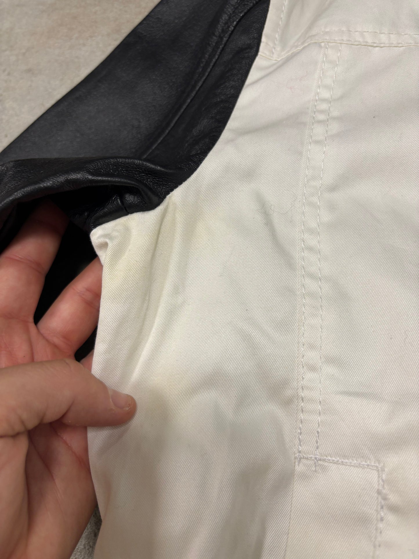 Chaqueta Cuero Armani Jeans 00s Vintage - S