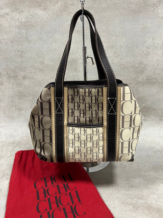 Bolso Tela Convertible Vintage Carolina Herrera 00’s Deadstock