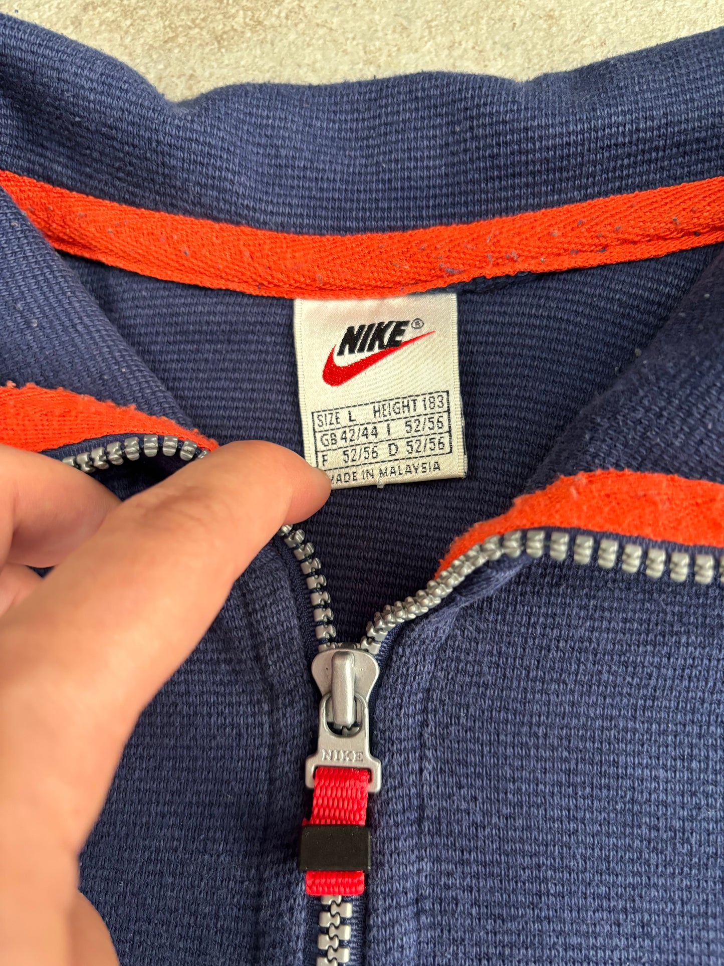 Half Zip Nike 90s Vintage - L