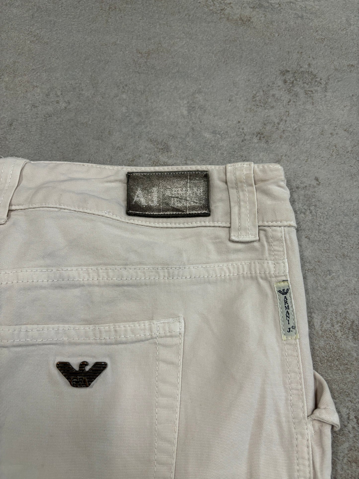 Pantalón Cargo Capri Armani Jeans 00s Vintage - M Woman