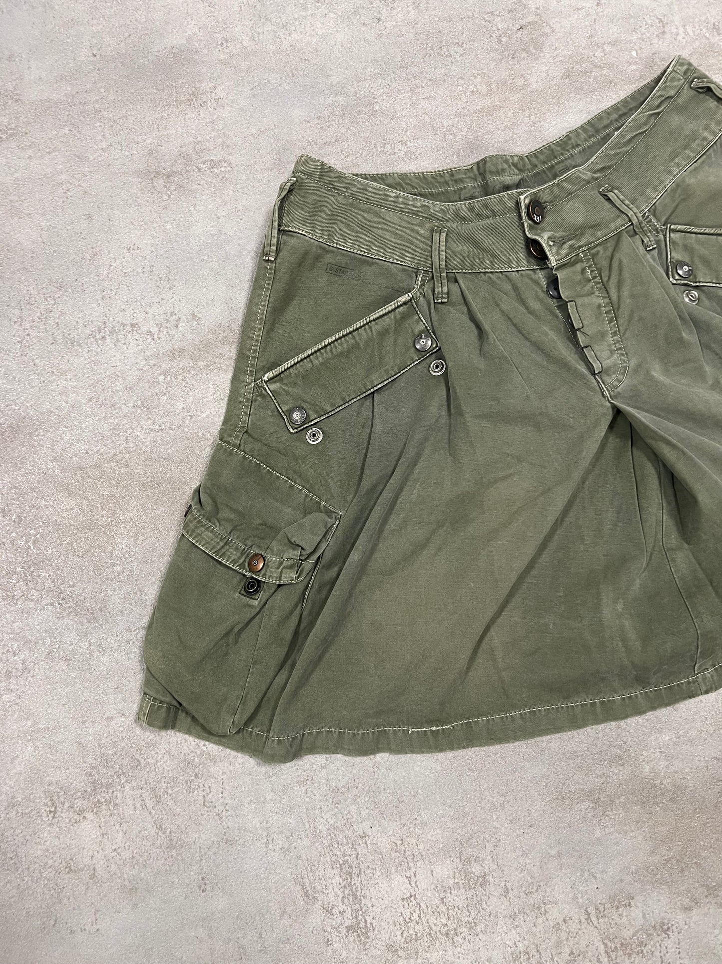 Falda Cargo Asimétrica Vintage G-Star 00’s - M