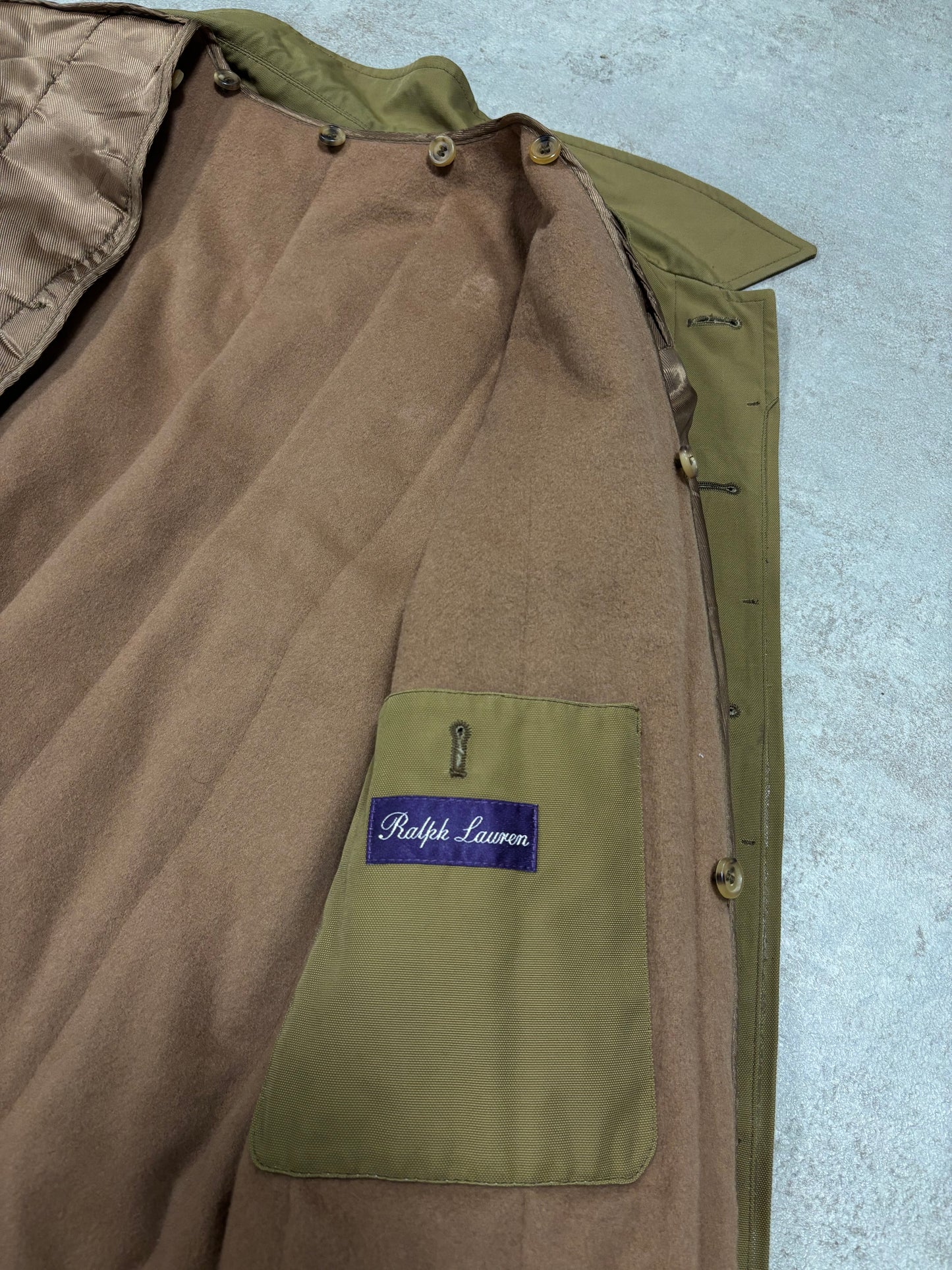 Gabardina 2 Piezas Ralph Lauren ‘Purple Label’ 00s Vintage - M