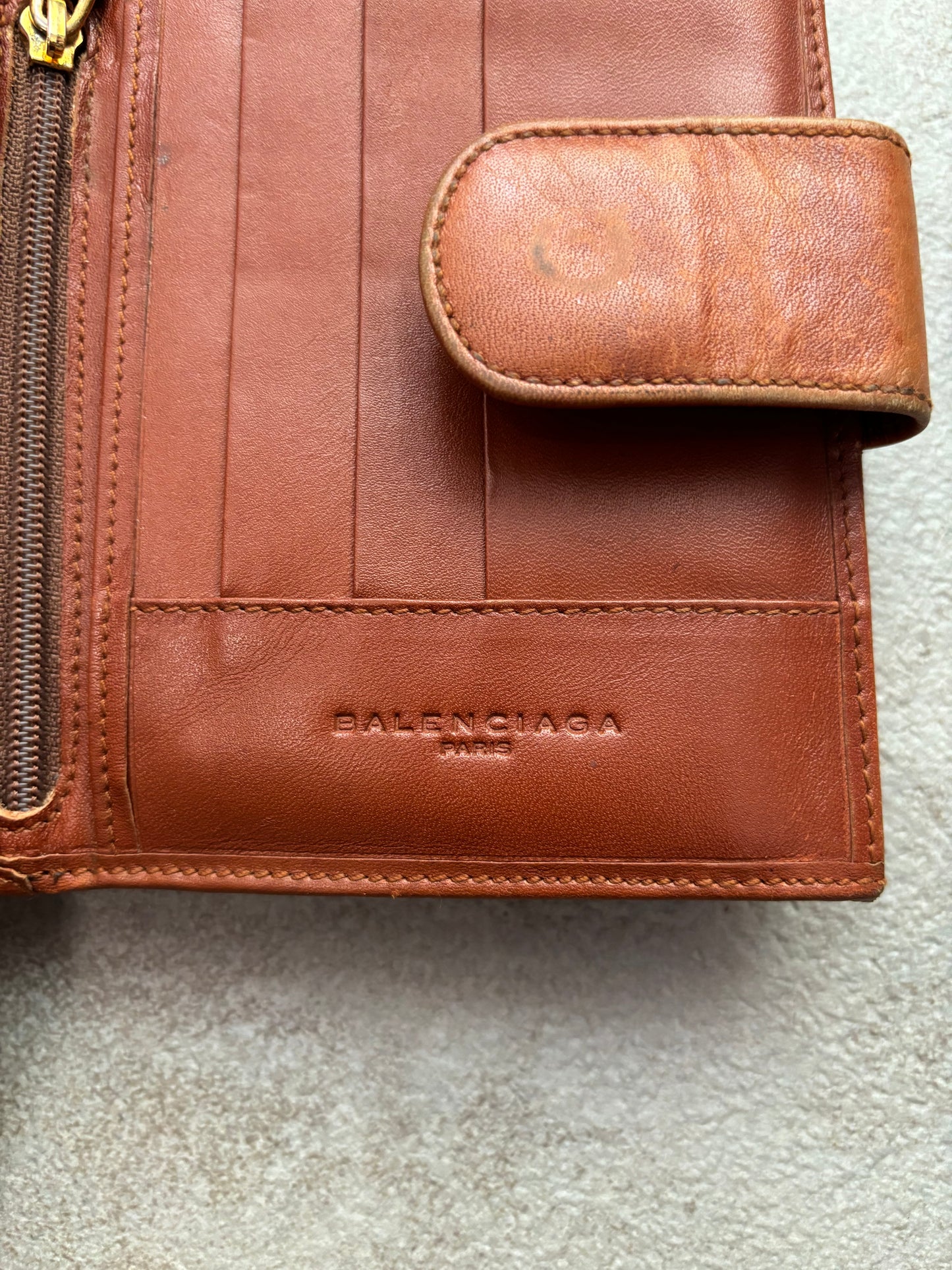 Cartera Cuero Balenciaga 00s Vintage