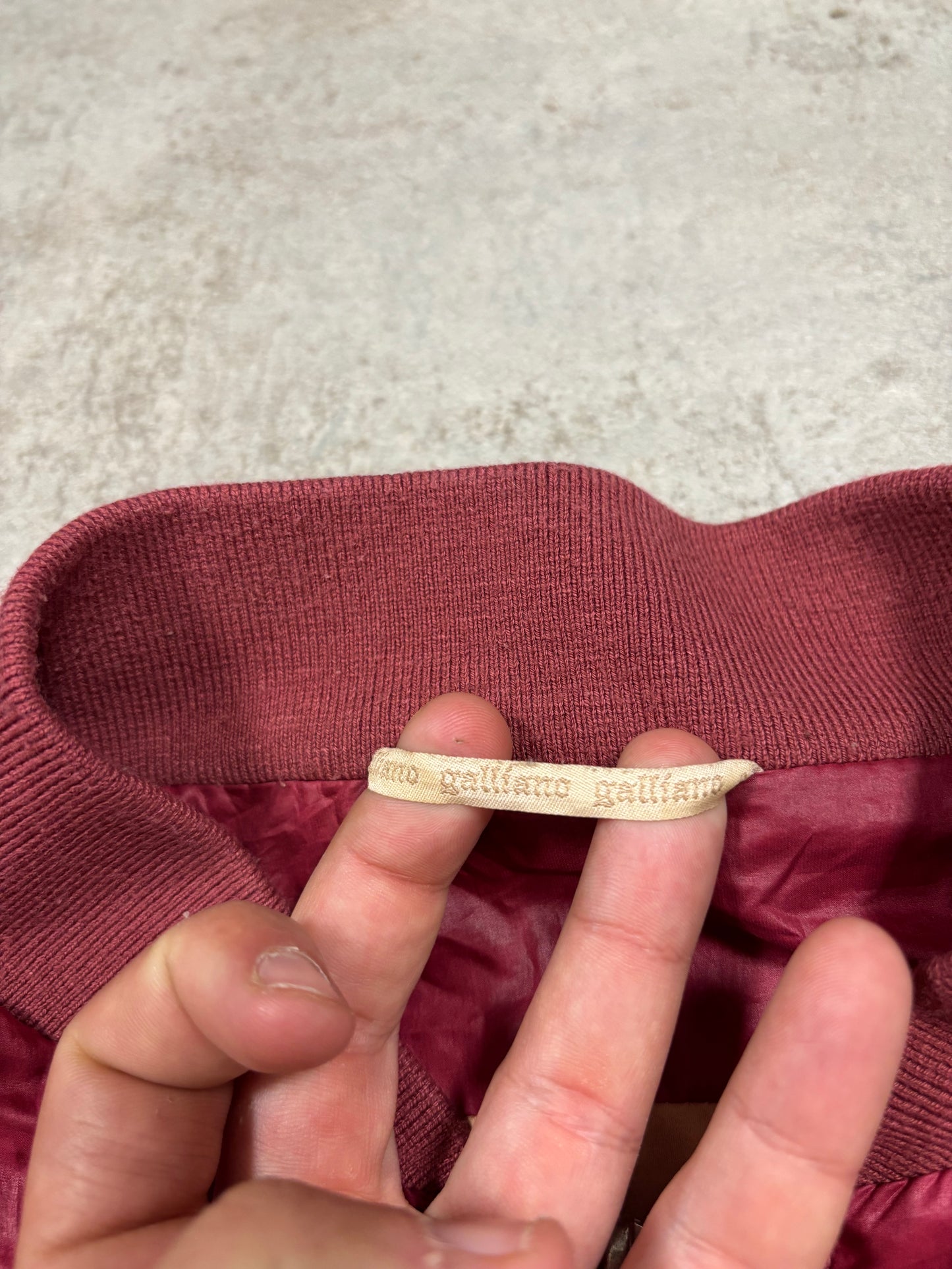 Chaqueta Bomber Parachute Galliano 00s Vintage - S