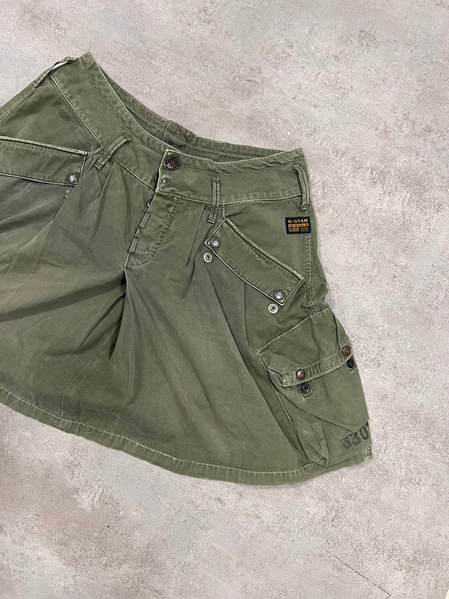 Falda Cargo Asimétrica Vintage G-Star 00’s - M