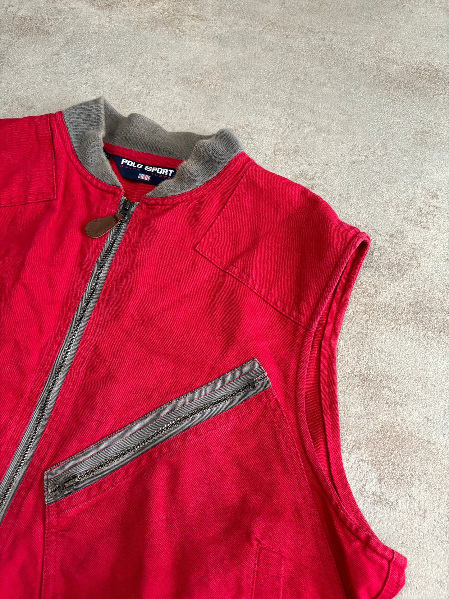 Vintage Polo Sport 90's Vest - S