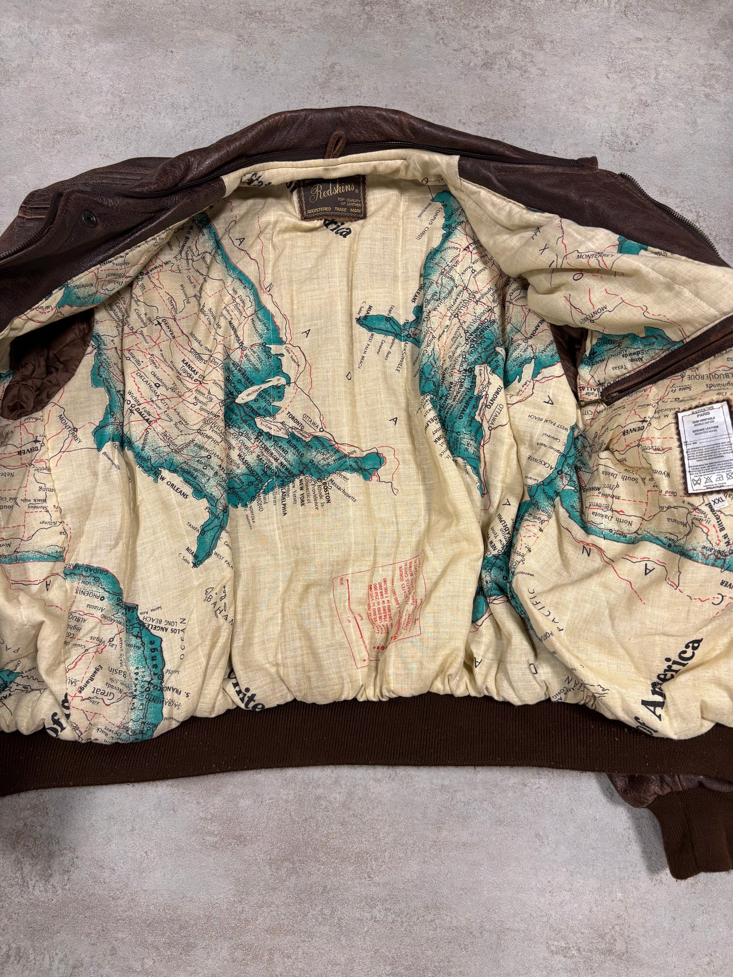 Chaqueta Cuero B32 Redskins 00s Vintage - XL